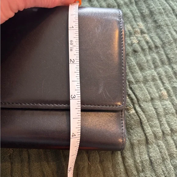 Coach Classic Black Tri-Fold Leather Wallet - Picture 15 of 16